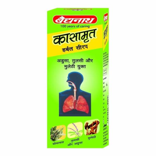 Baidyanath Kasamrita Herbal Syrup 100 ml - Ayurvedic Juices