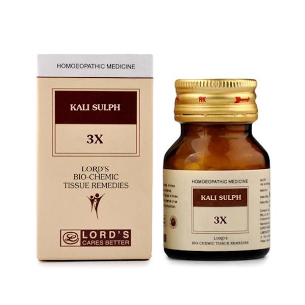Lord's Bio-Chemic Kali Sulph 3X Tablet 25 gm - Bio-Chemic