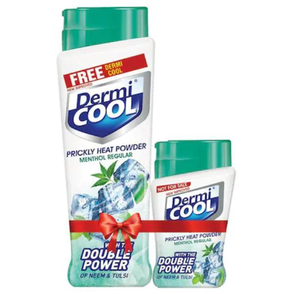 Netmeds | Dermi Cool Prickly Heat Powder - Menthol Regular 150 gm With Free Dermi Cool Worth Rs 75
