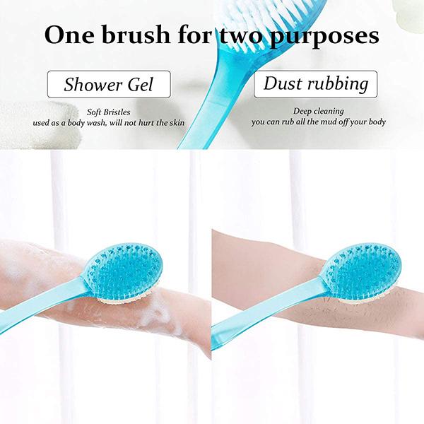 BABILA ULTRA SOFT BRISTLE BATH BRUSH WITH MASSAGER BA-v 01 1's - Scrubs & Exfoliants