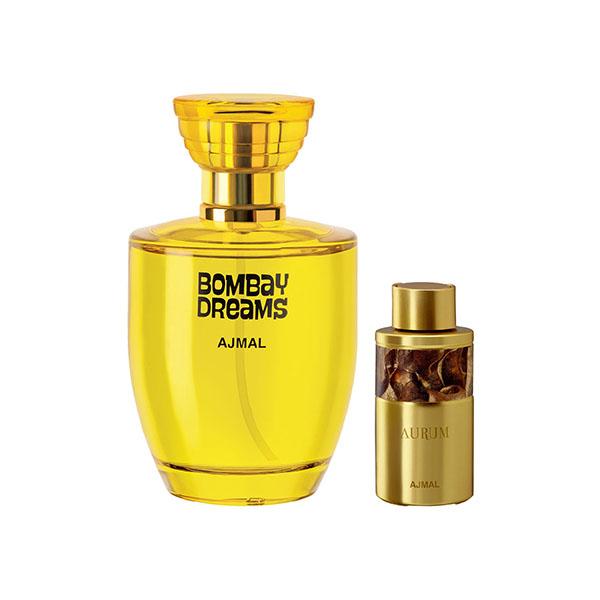 Ajmal Bombay Dreams EDP Floral Fruity Perfume And Aurum Concentrated Perfume Oil Fruity Floral 110 ml - Women Perfumes (Edt/Edp)
