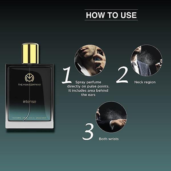 The Man Company Intense EDP Pour Homme 100ml - Men Perfumes (Edt/Edp)