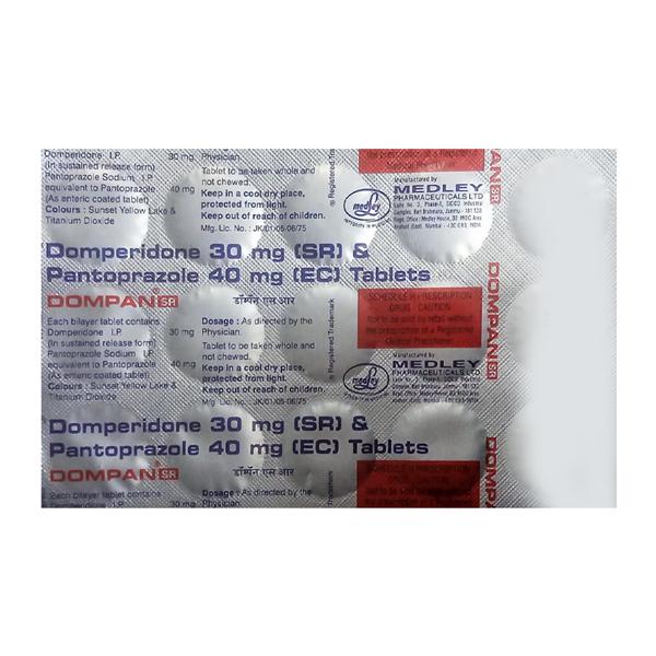 DOMPAN SR Tablet 15's - Ulcer/Reflux/Flatulence-Aaa