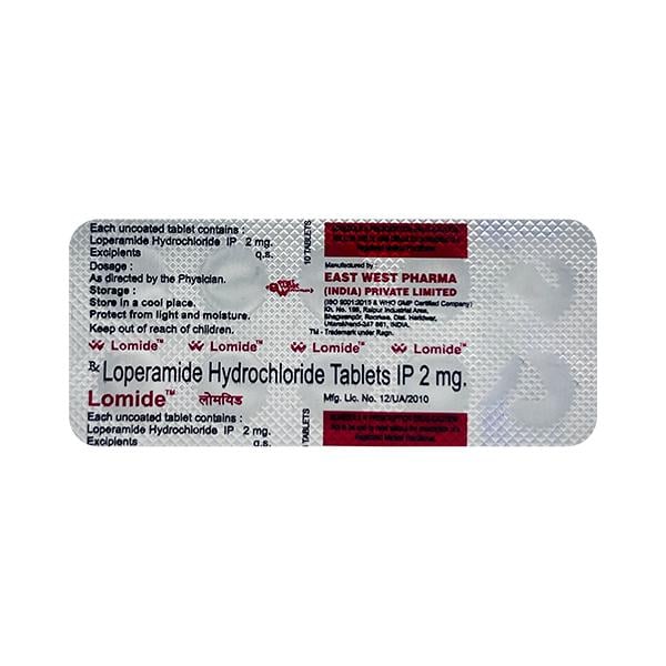 Lomide Tablet 10'S - Diarrhoea-Ant