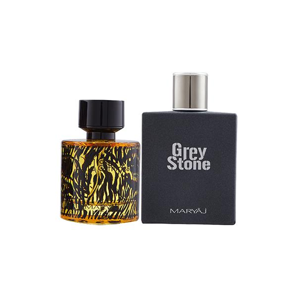 Netmeds | Maryaj Wild Stripes EDP Aromatic Oriental Perfume And Maryaj Grey Stone EDP Aromatic Woody Perfume 200 ml