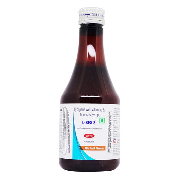 L Bex Z Mix Fruit Flavour Syrup 200ml - Supplements-Vam