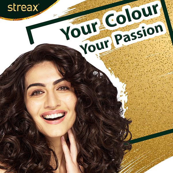 Streax Hair Colour - Dark Brown (70gm+50ml) 1's - Crème