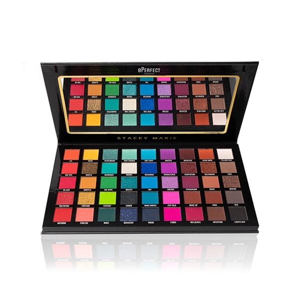 BPERFECT COSMETICS CARNIVAL Eyeshadow Palette Stacey Marie Carnival XL Pro Remastered 45 Striking Shades Vibrant Matte Eyeshadows Pigmented Shimmers 1's - Eye Shadow Palettes