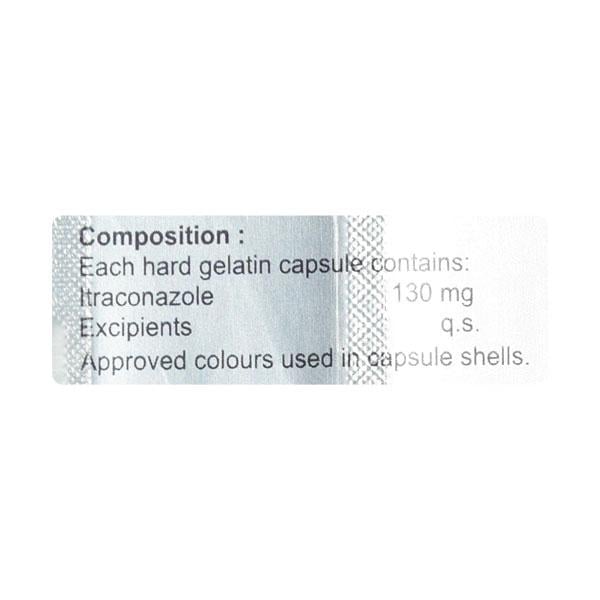 ITRASYS SB 130 Capsule 10's - Fungal Infections-Anf