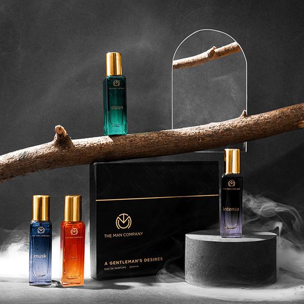 The Man Company Curated Perfume Gift Set 4 x 20ml A Gentlemens Desire Long-Lasting Fragrance 1's - Men Perfumes (Edt/Edp)