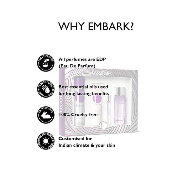 Gift Set - 4pc My Dream for Her (10ml EDP + 100 ml EDP+150ml Deo +100ml Shower Gel) 360 ml - Women Deodorants/Roll-Ons