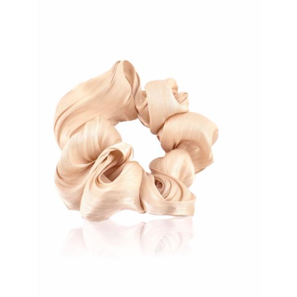 Netmeds | GUBB Hair Scrunchie for Women, Elastic Hair Band - Vanilla Swirl 1's