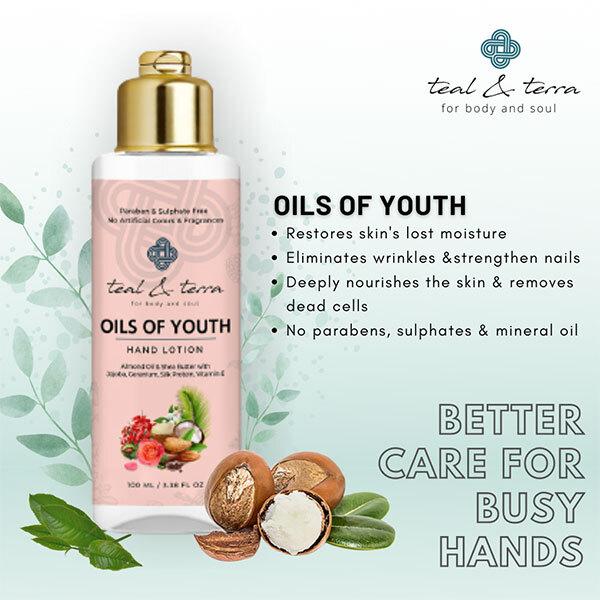 Teal & Terra Hand Lotion With Almond Oil & Shea Butter 100 ml - Hand Creams