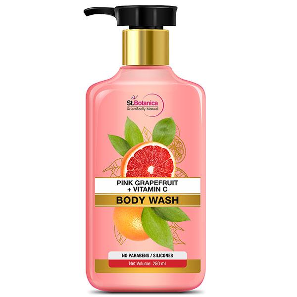 St.Botanica Body Wash - Pink Grapefruit & Vitamin-C 250 ml - Shower Gels & Body Wash