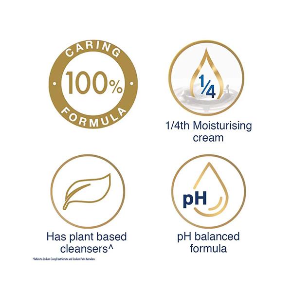 Dove Care & Protect Bar, Removes Germs & Moisturises Skin 400gm 4's - Soaps