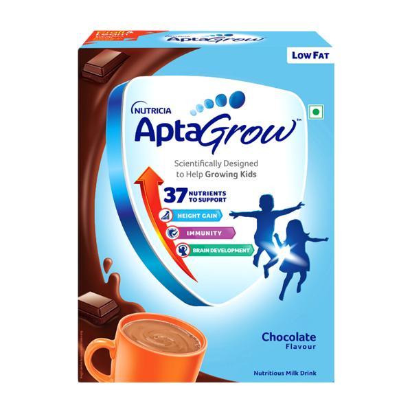 Netmeds | AptaGrow (3+ Years) Nutritional Powder - Chocolate Flavour 400 gm