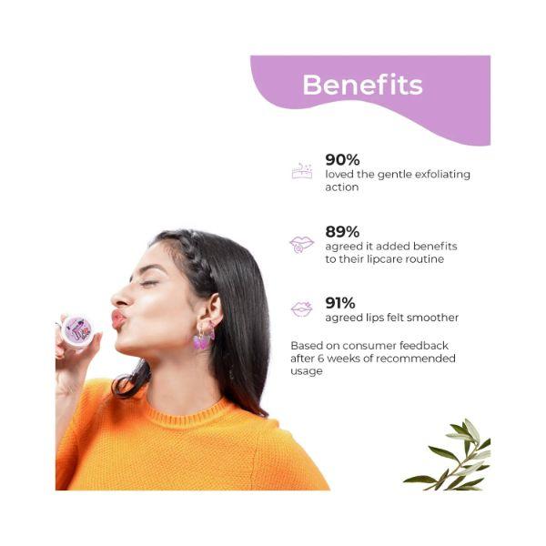 Pilgrim Squalane Blueberry LIP SCRUB 8 gm - Lip Scrubs