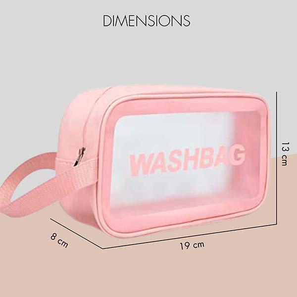 Allure Washable Cosmetic Small Bag Color Pink 1's - Makeup Bags & Cases