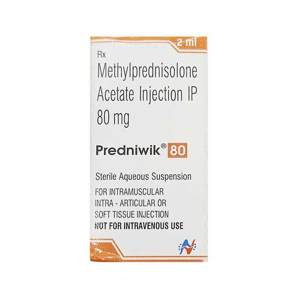 PREDNIWIK 80 Injection 2ml - Hormonal Therapy-Cor