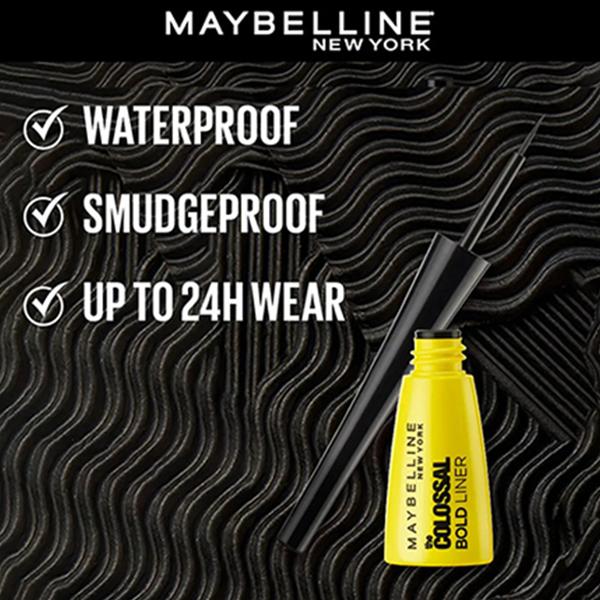 Maybelline New York Colossal Bold Liner, Bold Black 3 ml - Eyeliners