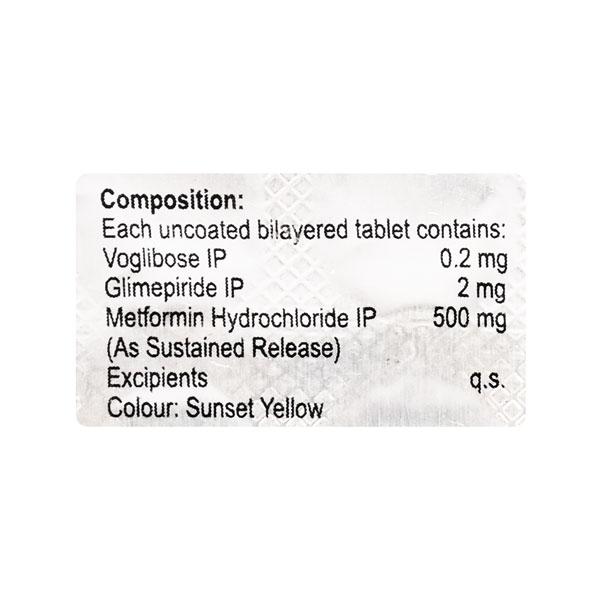 MPRIDE V 2 Tablet 15's - Diabetes-Ant