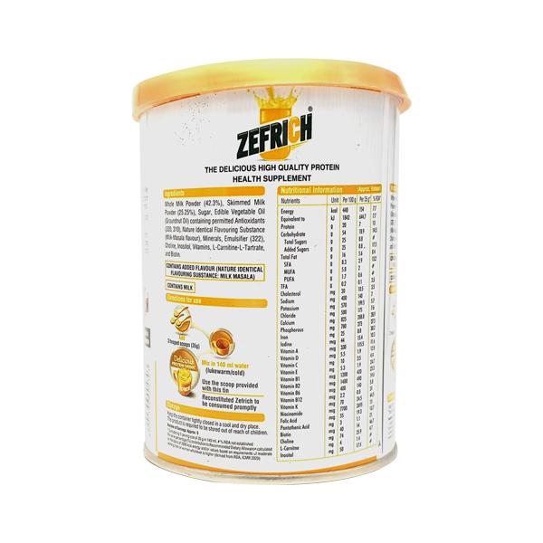 Zefrich Milk Masala Powder 200gm - Supplements-Ent