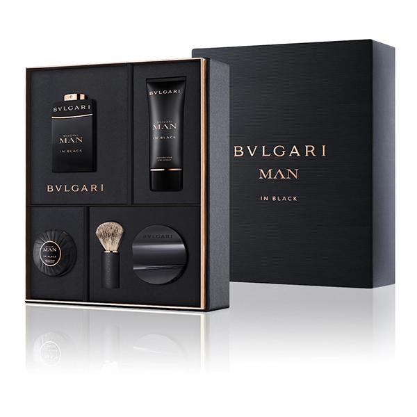 BVLGARI Man In Black Gift Set (Eau de Parfum100ml + Shaving Bowl + Shaving Soap100ml + After Shaving Balm100ml) 200 ml