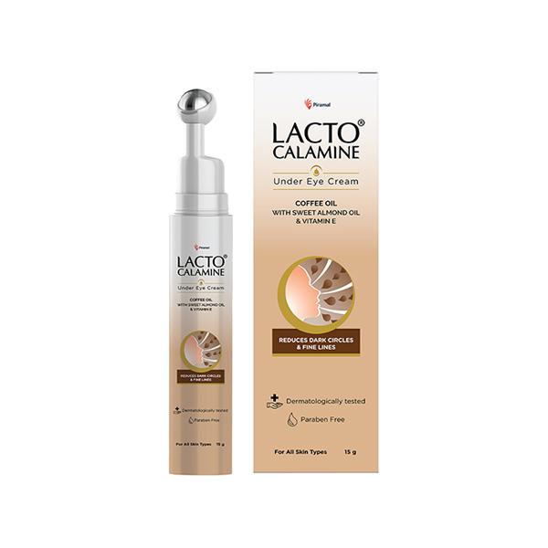 Lacto Calamine Under Eye Cream for Dark Circles, Fine Lines and Puffy Eyes, Enriched with Coffee 15 gm - Under Eye Creams & Serums