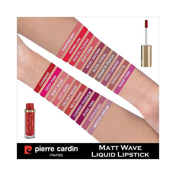 Pierre Cardin ParisMatt Wave Liquid Lipstick Ultra Long Lasting 425 Carmine 5 ml - Liquid Lipsticks