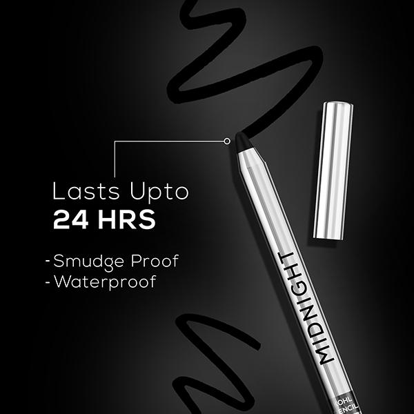 Renee Midnight Kohl Pencil 1.5 gm - Kajal & Kohls