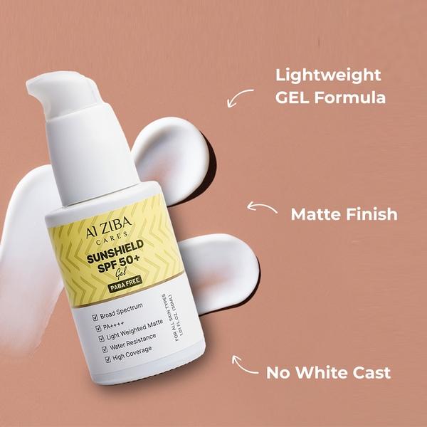Alziba Cares Sunshield SPF 50+ Gel 30 ml - Face Gels