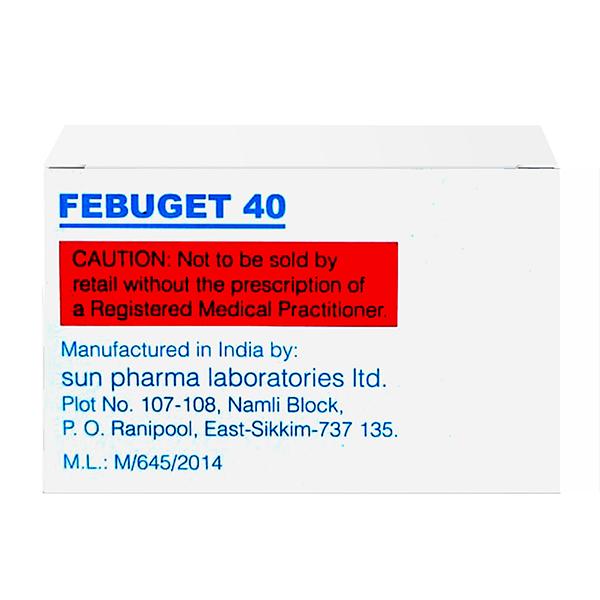 FEBUGET 40 Tablet 15's - Gout