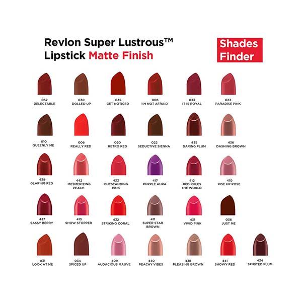 Revlon Super Lustrous Lipstick- Bold Matte-Peachy Vibes 4.2 gm - Lipsticks