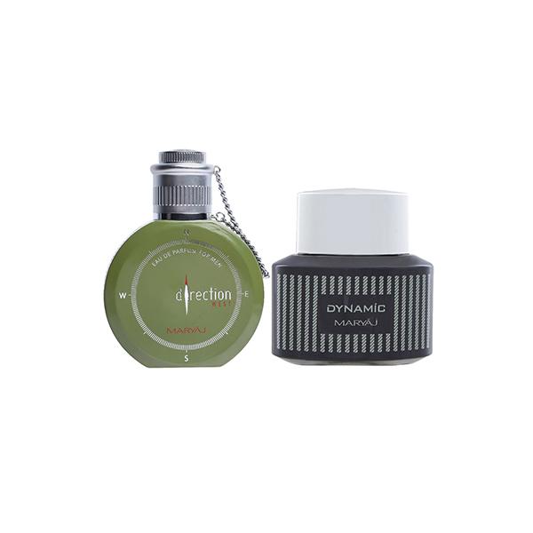 Netmeds | Maryaj Direction West EDP Green Spicy Perfume And Maryaj Dynamic EDP Spicy Woody Perfume 200 ml