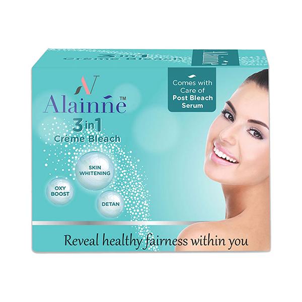 Alainne 3In1 Cream Bleach 142 gm - Masks & Peels