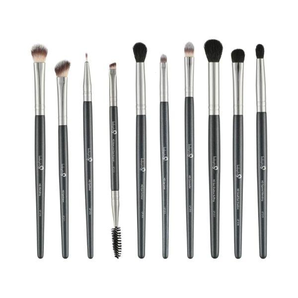London Pride Cosmetics Hd Eye Essential Brush Set Black 10's
