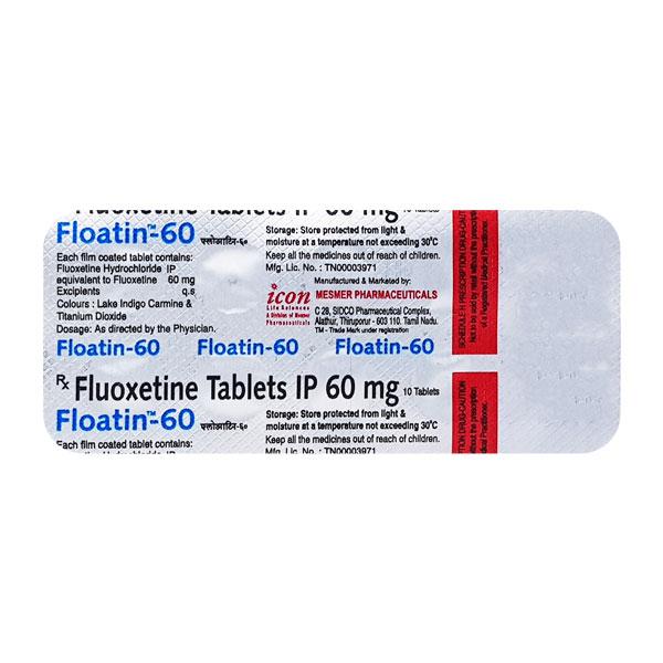 Floatin 60mg Tablet 10'S - Depression-Ant