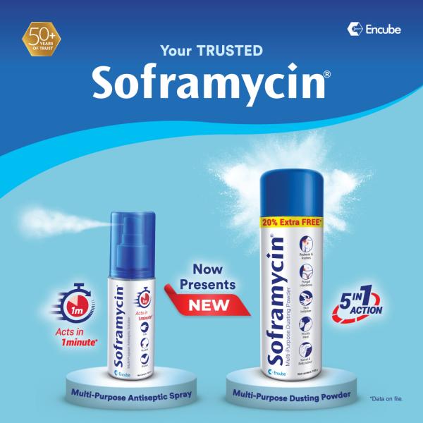 Soframycin Multi-Purpose Dusting Powder 120 g - Wound/Burns
