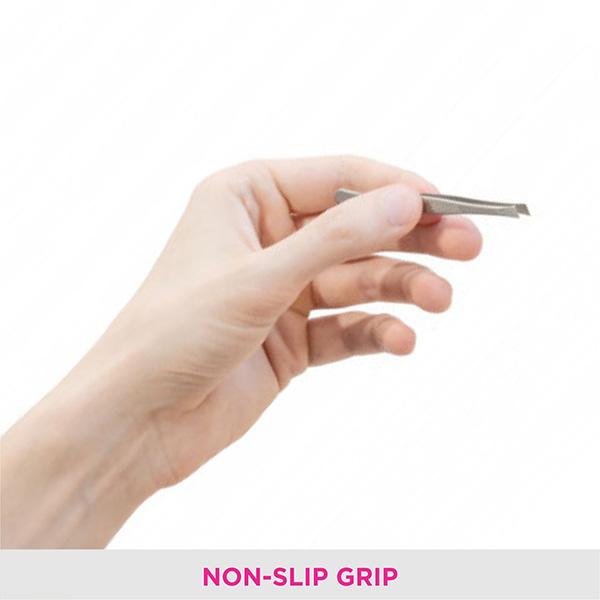 Vega Eyelash Curler and Tweezer Slant Tip (VCP-02) 2's - Tweezers