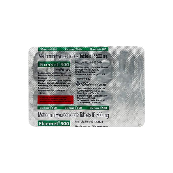 ELCEMET 500 Tablet 10's