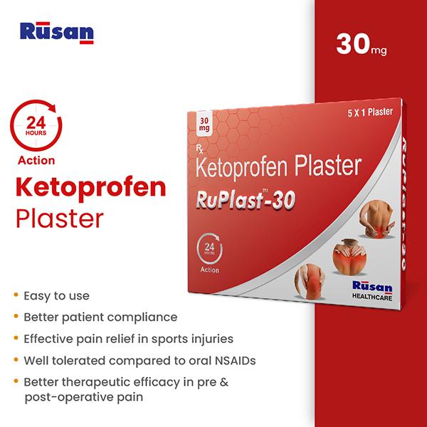 RUPLAST 30 Patch 1's - Pain relief-Nsa
