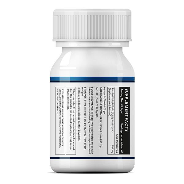 INLIFE Pure Himalayan Shilajit Resin 250mg Softgel Capsules 60's - Sexual Care