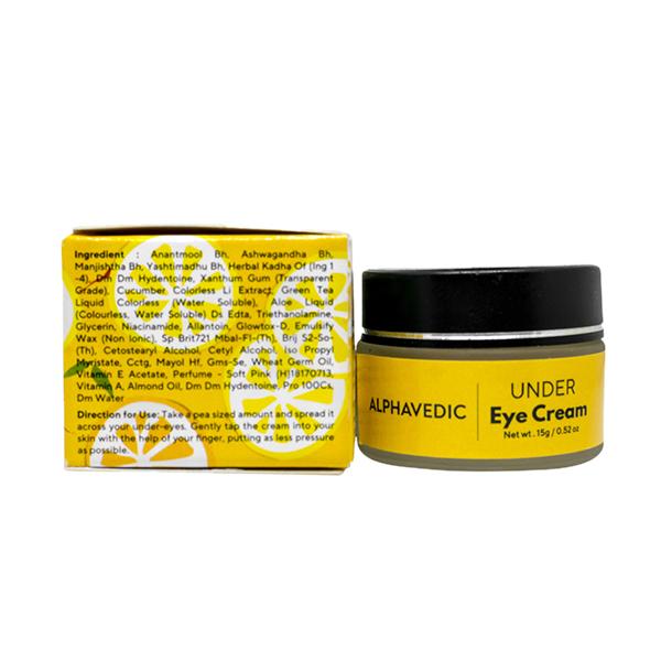 Alphavedic Under-eye Cream 15 gm - Under Eye Creams & Serums