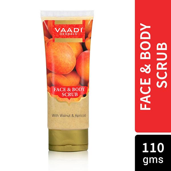 Netmeds | Face & Body Scrub with Walnut & Apricot 110 gm