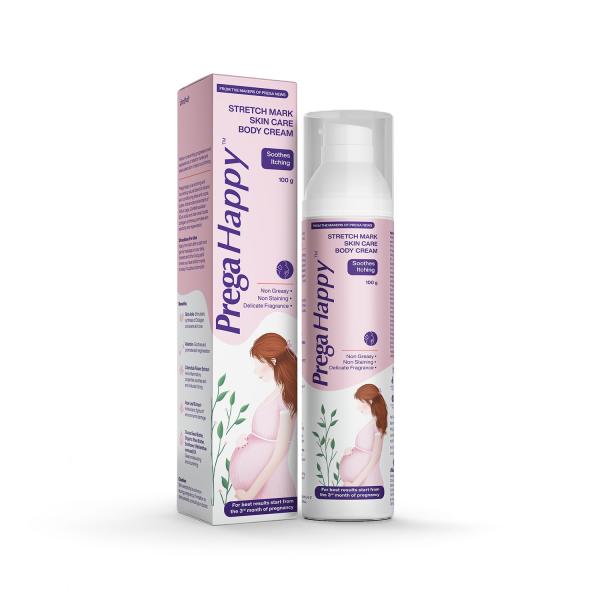 Netmeds | Prega Happy Stretch Mark Skin Care Body Cream 100 g