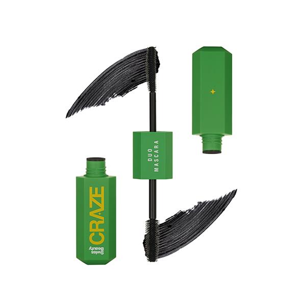 Swiss Beauty Craze Duo Mascara Black 20 ml - Mascaras