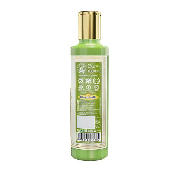 KHADI NATURAL ALOEVERA SEABUCKTHORN CLEANSER/SHAMPOO SULPHATE PARABEN FREE 210 ml - Shampoos