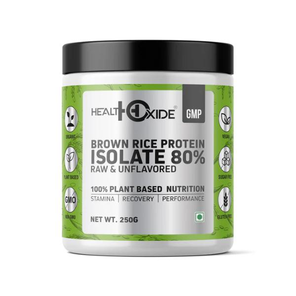Netmeds | Healthoxide Isolate Brown Rice Protein Powder 250 g