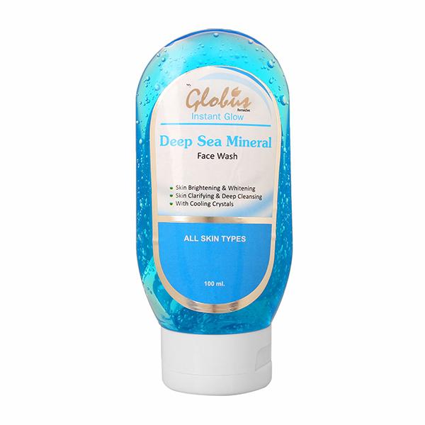Globus Remedies Deep Sea Mineral Face Wash 100 ml - Face Wash & Cleansers