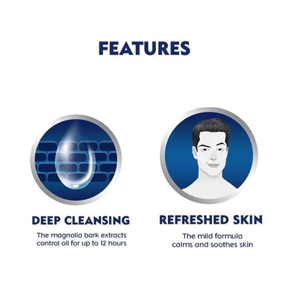 NIVEA MEN ACNE CHARCOAL FACEWASH 50 gm - Face Wash & Cleansers